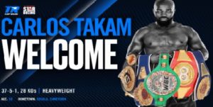 STAR BOXING & TOP RANK TEAM TO PROMOTE HEAVYWEIGHT CONTENDER, CARLOS TAKAM
