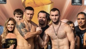 Usyk and Gassiev hit the scales in Moscow